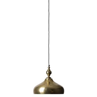 Mosiężna lampa wisząca Debbie art-deco